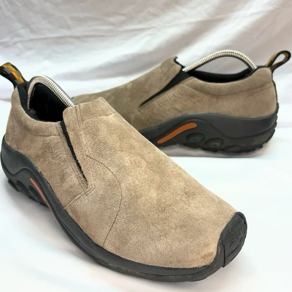 Merrell Jungle Moc Slip On Shoes Men's US 9 EU 43 Gunsmoke Hiking Trail Outdoor